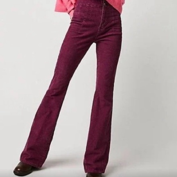 NWOT Free People We the Free Jayde Flare Pants - Picture 5 of 5